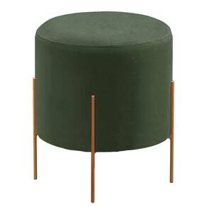 Puff Banqueta Estofado 48x40cm Luxo Odim Verde