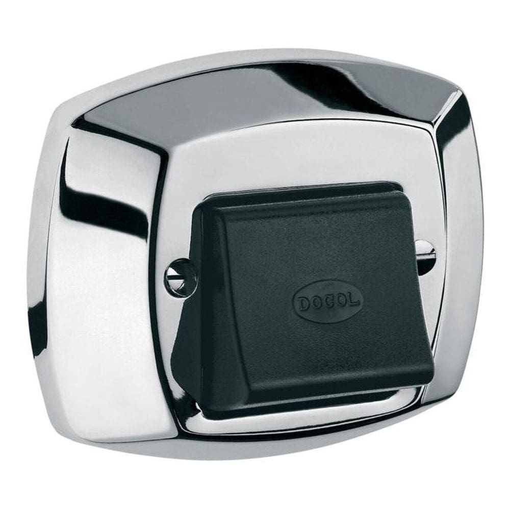 Kit 2 Acabamentos para Válvula de Descarga Docol Clássica Cromado/Preto