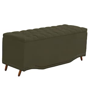 Cabeceira Casal Estofada Para Cama Box Ayla Veludo Cor Capuccino