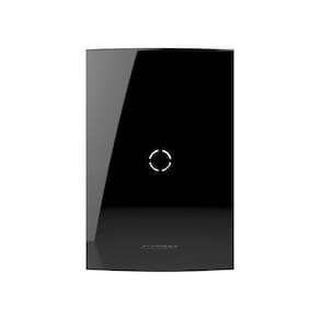 Placa 4X2 com Suporte Para Cega Saída De Fio Inova Pro Class Alumbra Black Piano