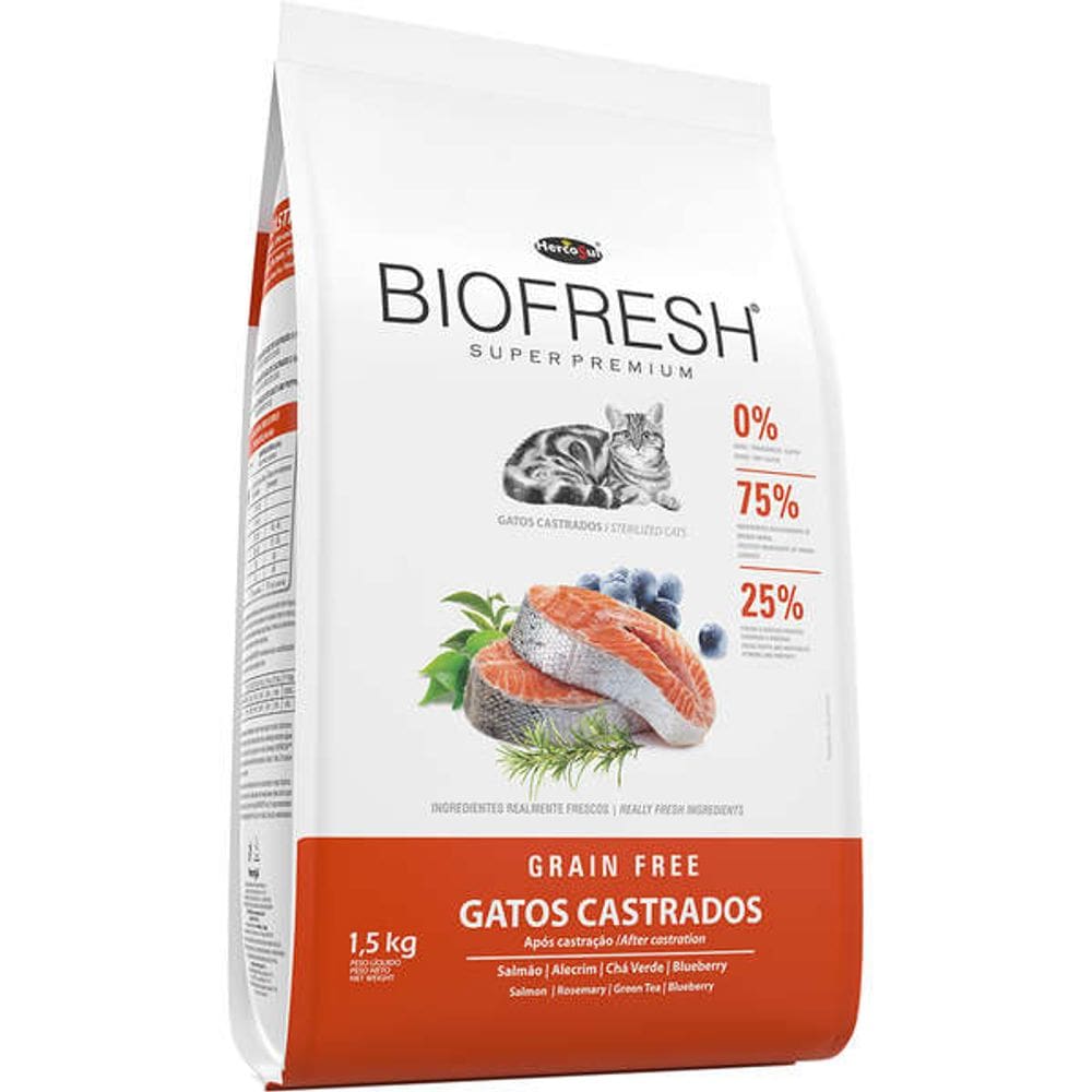 Biofresh Gatos Castrados Frango 1,5 Kg