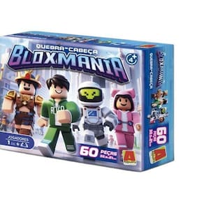 Quebra-Cabeça Bloxmania 60 Peças Roblox Algazarra
