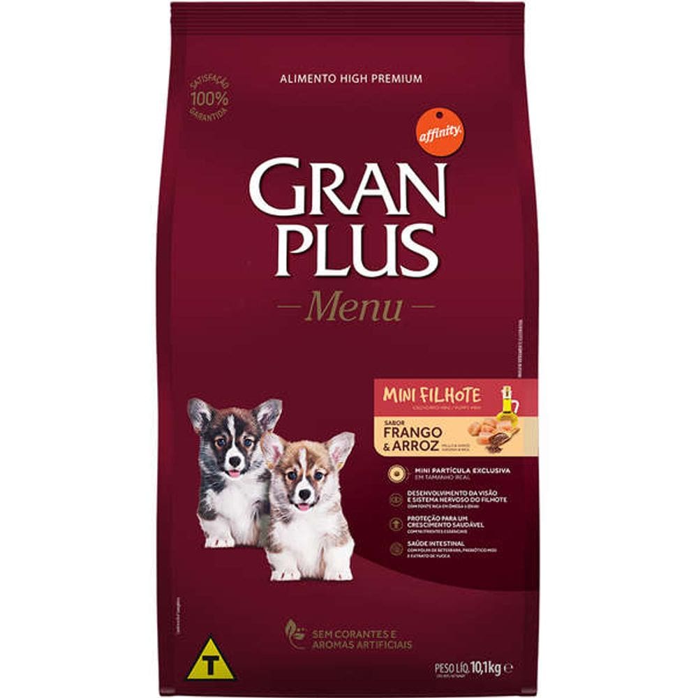 Gran Plus Caes Filh. Mini Frango 10 Kg