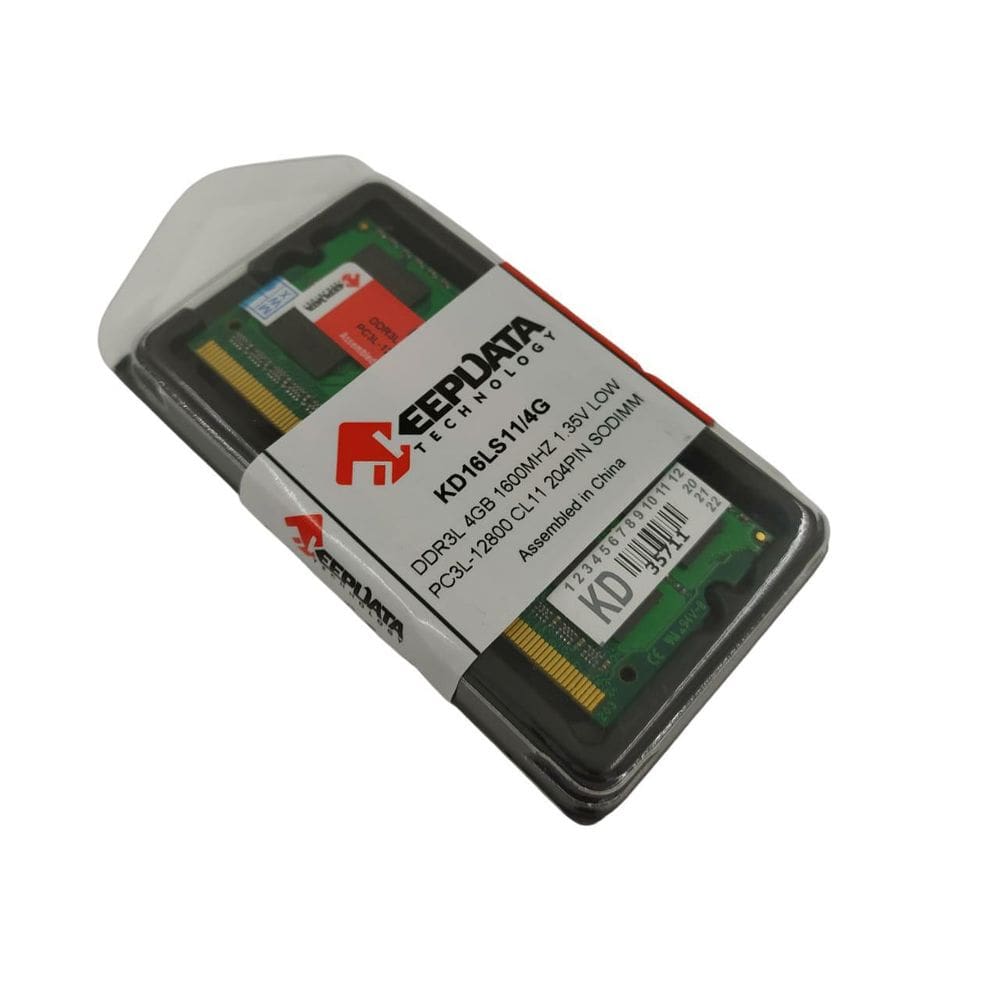Memória Notebook  Ddr3L 4Gb 1600 Keepdata Kd16Ls11/4G