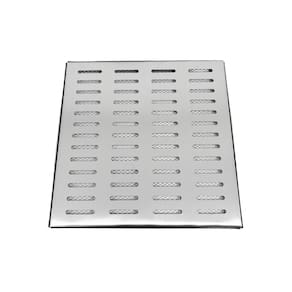 Grelha Ralo com Reforço e Aro 40x40 Inox 304 com Tela