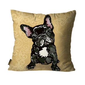 Capa para Almofada Mdecore Buldogue Francês