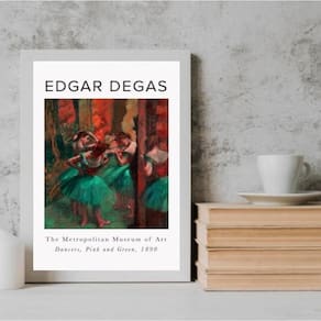 Quadro Decorativo Bailarina - Degas 33X24Cm