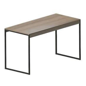 mesa de jantar retangular industrial com tampo mdp urbnflex preta e 132 cm