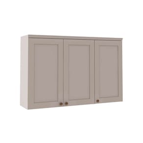 armário aéreo iluminata 3 pt branco e