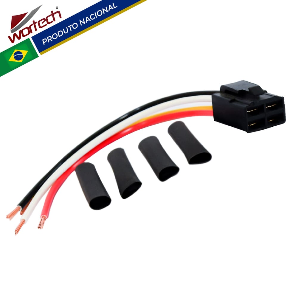 Conector Regulador Retificador Ybr 125 (00-09) Wortech