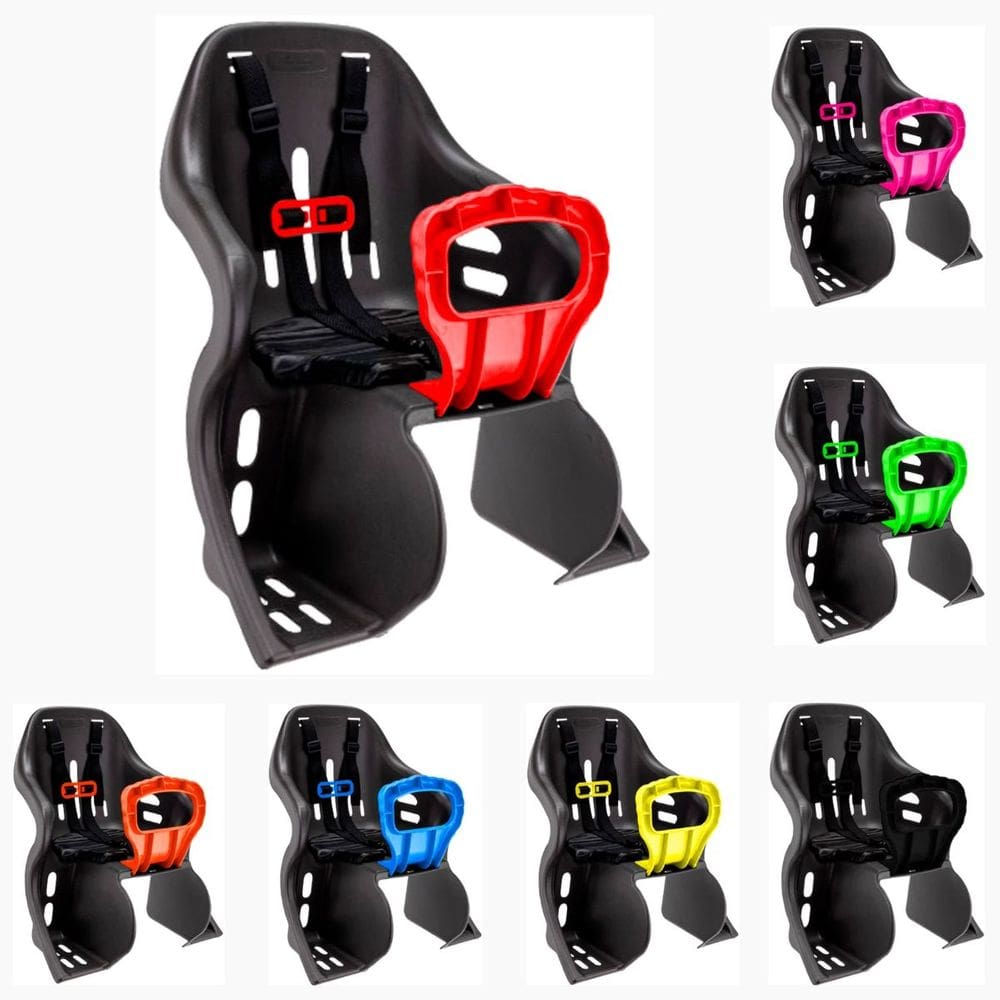 Cadeirinha Traseira Kid Bike KF402 Bagageiro 14mm/16mm Cinto 3 Pontos Kalf