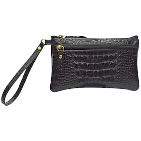 Carteira Bolsa Clutch Feminina Porta Celular em Couro