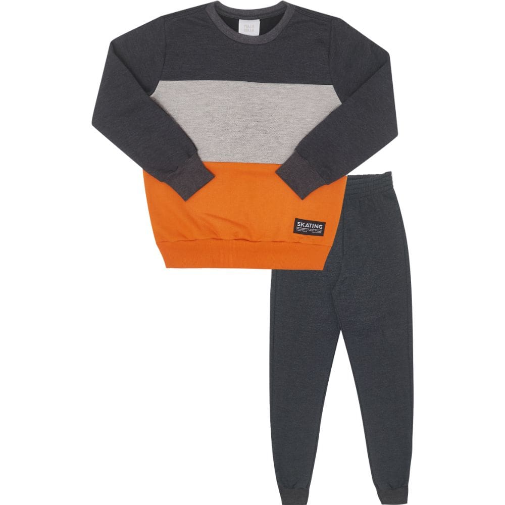 Conjunto Infantil Moletom Menino Pulla Bulla Ref. 50372
