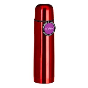 Garrafa Térmica Em Inox 500 Ml Grip Topget - Vermelho