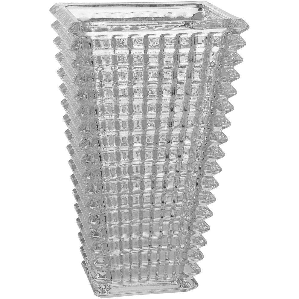 Vaso Decorativo Enfeite Casa Vidro 28x16x12cm