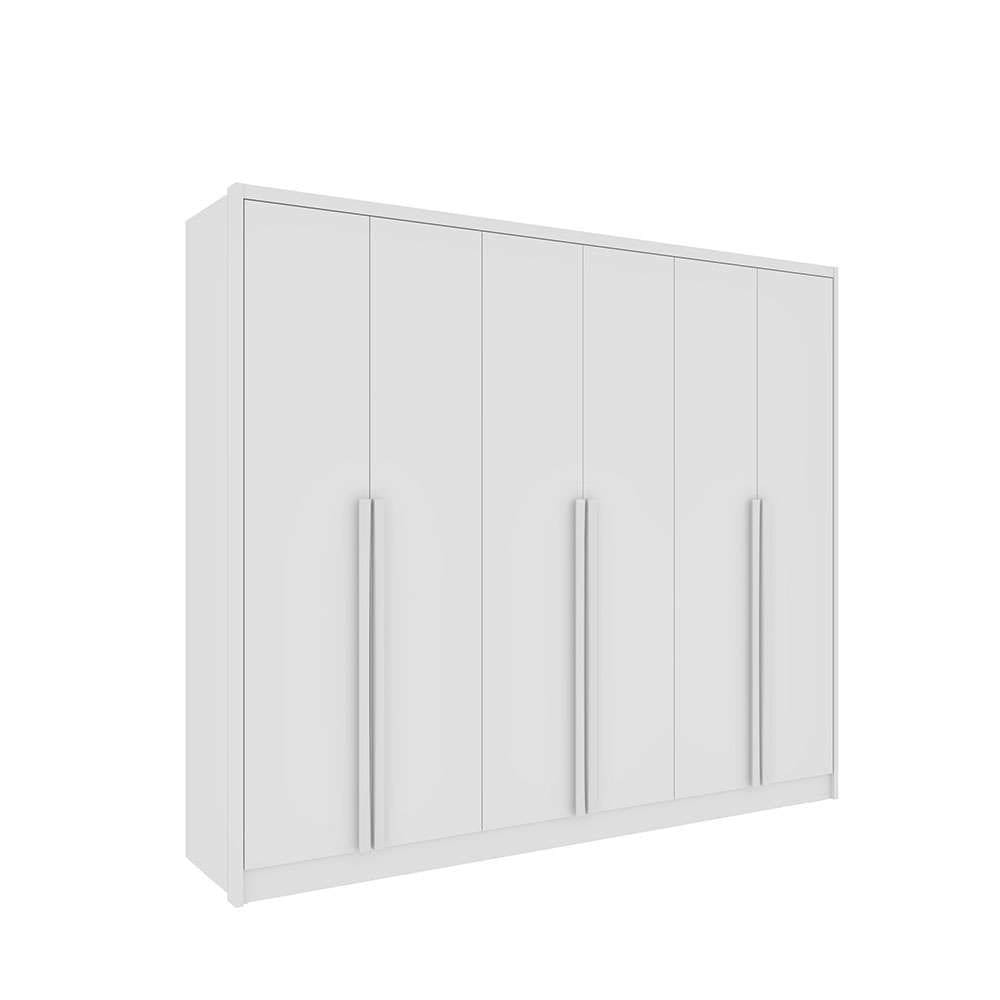guarda-roupa casal poenia 6 pt 6 gv neve