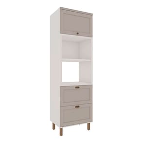 paneleiro iluminata com 2 nichos 2 pt 1 gv branco e