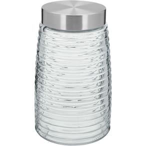Pote Porta Mantimentos Home&co Vidro 1,6l 20x12x12cm Cozinha