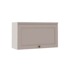 armário aéreo iluminata 1 pt branco e 80 cm