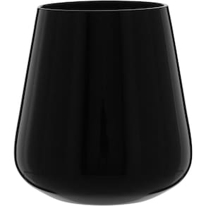 JG 2PÇ COPO HOME&CO COMODORE VIDRO 400ml 11x9x9cm PRETO
