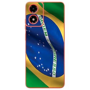 Capa Adesivo Skin628 Verso Para Motorola Moto G04S (2024)