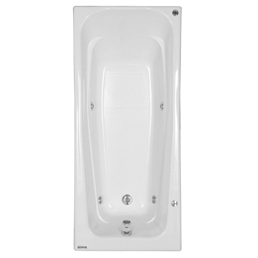 Banheira Hidromassagem Astra Bella Super Luxo 150cmx70cmx38cm - 03 Jatos Gel Coat P3 Com Aquecedor 220V