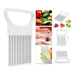 Suporte Fatiador Cortador Cebola Tomate Legumes (pente Inox)