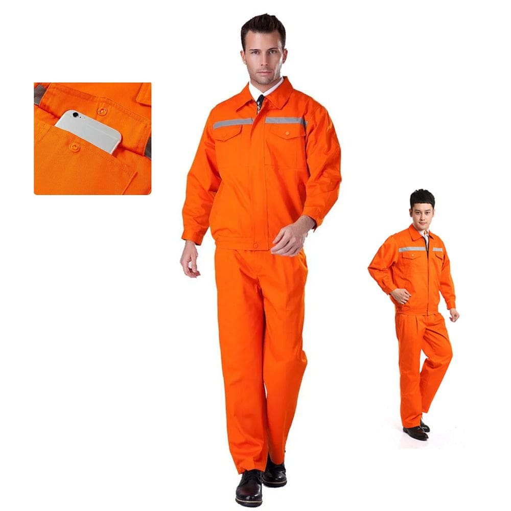 Conjunto Uniforme EPI Faixa Refletiva Trabalho Profissional Segurança Obra