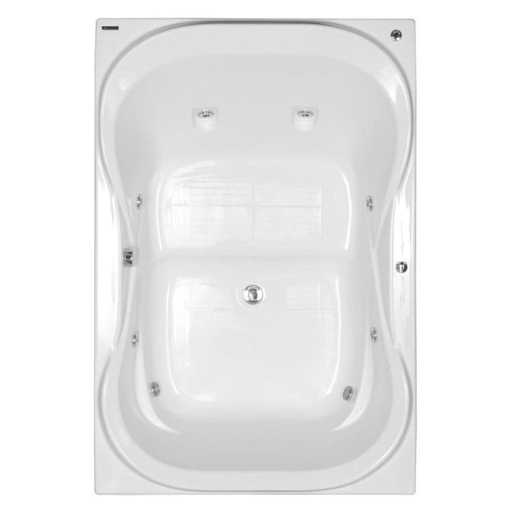 Banheira Hidromassagem Astra Due Maggiore Luxo 180cmx120cmx44cm - 04 Jatos Gel Coat P2 Com Aquecedor 220V