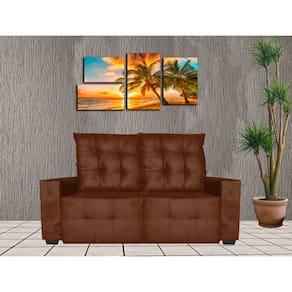 Sofa Retratil e Reclinavel Elano TerraCota