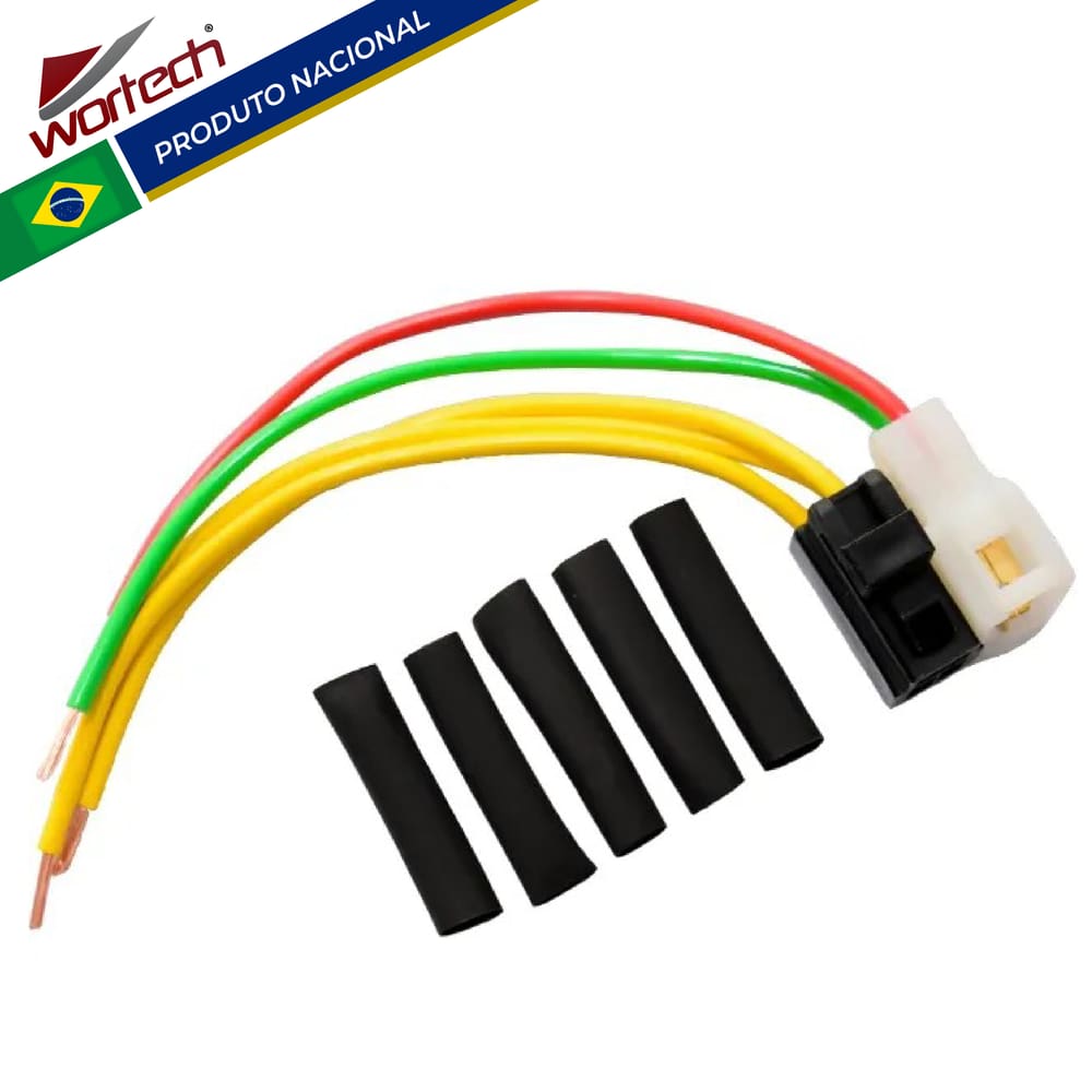 Conector Regulador Retificador Mirage 250 Efi (10-13) Wortech
