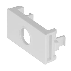 Modulo Passa Fio Ø 11mm Brilhante Astra Branco