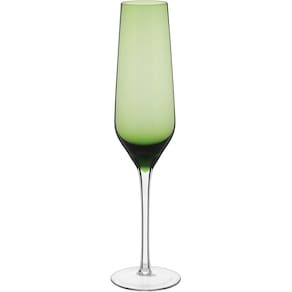 JG 2PÇ TAÇAS CHAMPANHE HOME&CO BALLET VIDRO 195ml 26x7x7cm VERDE