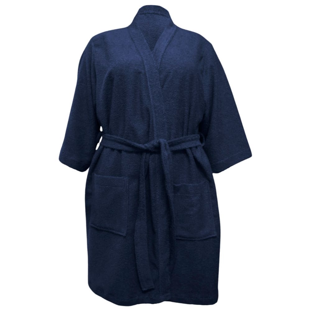 Roupão Unissex Microfibra Inverno Frio Macio Adulto Tam GG Azul