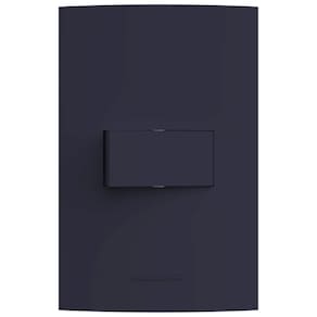 Módulo Interruptor Simples com Placa 4X2 Inova Pro Class Alumbra Preto Ébano