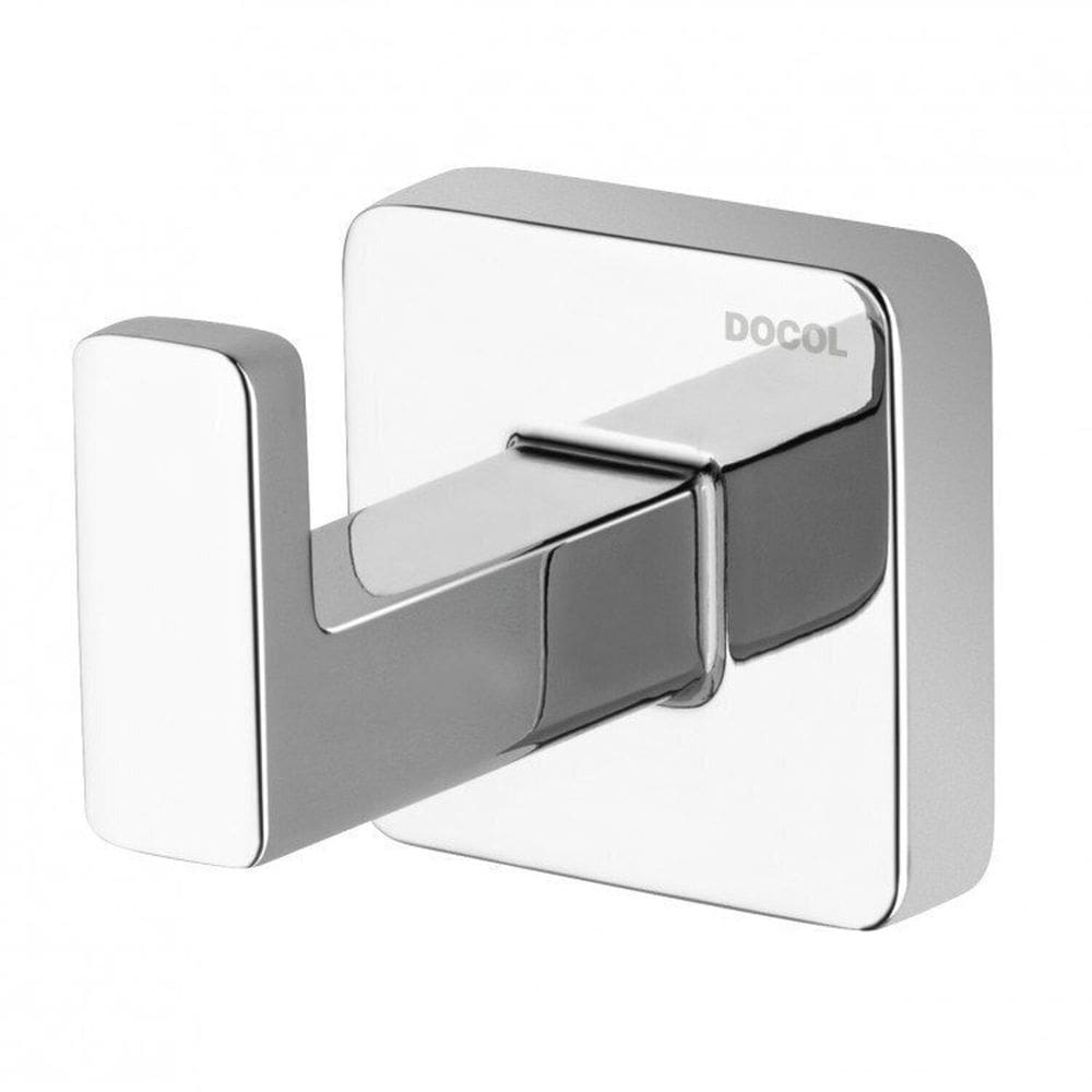 Kit 2 Cabides de Parede Trip Docol Cromado