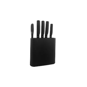 Conjunto Facas Corte Cepo Action Suporte Brinox Kit 6 Peças