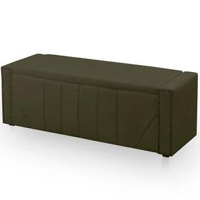 Cabeceira Casal Estofada Para Cama Box Ayla Veludo Cor Capuccino