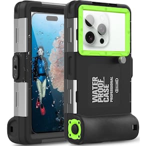 Capa Case Celular a Prova D’Água SHELLBOX Mergulho Controle Remoto Bluetooth 2 Geração Smartphone Universal