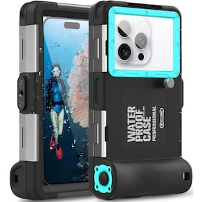Capa Case Celular a Prova D’Água SHELLBOX Mergulho Controle Remoto Bluetooth 2 Geração Smartphone Universal