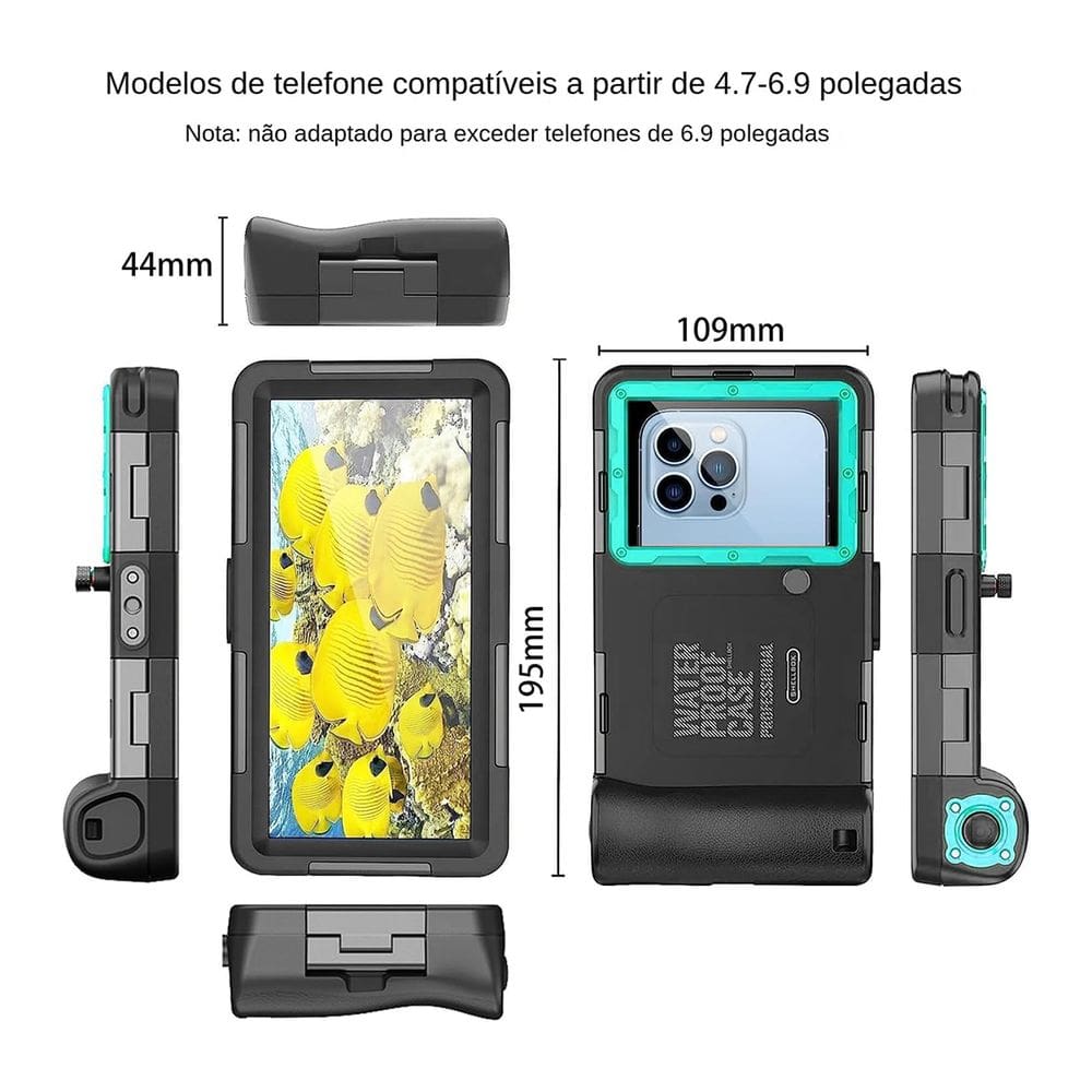 Capa Case Celular a Prova D'Água SHELLBOX | Casas Bahia