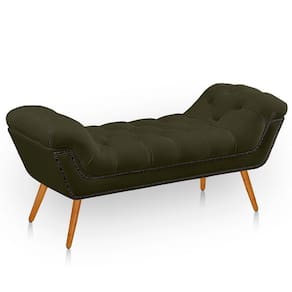 Cabeceira Casal Estofada Para Cama Box Ayla Veludo Cor Capuccino