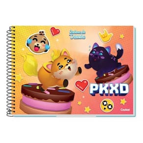 Caderno De Desenho Credeal - Pk Xd Pets - 80 Folhas