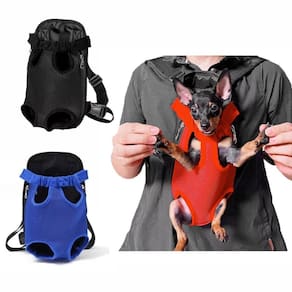 Bolsa Mochila Canguru Grande Transporte Cães Gatos Luxo