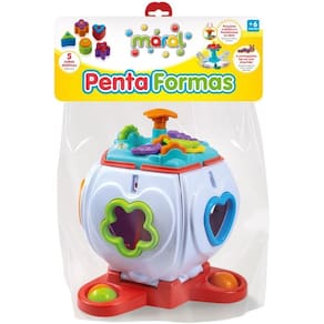 Brinquedo Educativo Pentaformas C/Som E Blocos