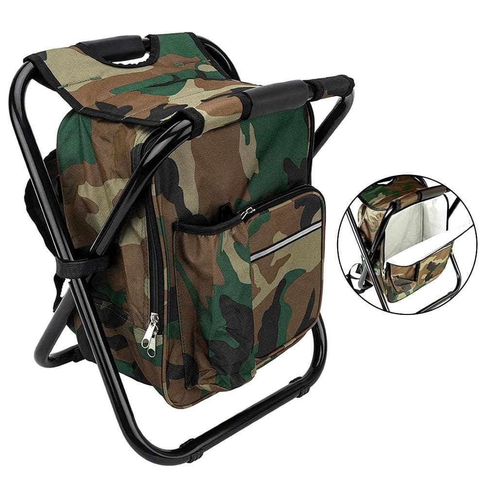 Bolsa Térmica Mochila 25 Litros Banco Camping Pesca Praia