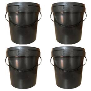Balde 3L Para Iscas Viva Frabil - 04 Pçs