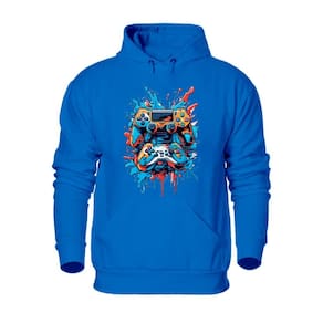 Blusa de Frio Plus Size Masculina Flanelada Com Bolso Canguru Punho e Capuz Cordao Ajustavel