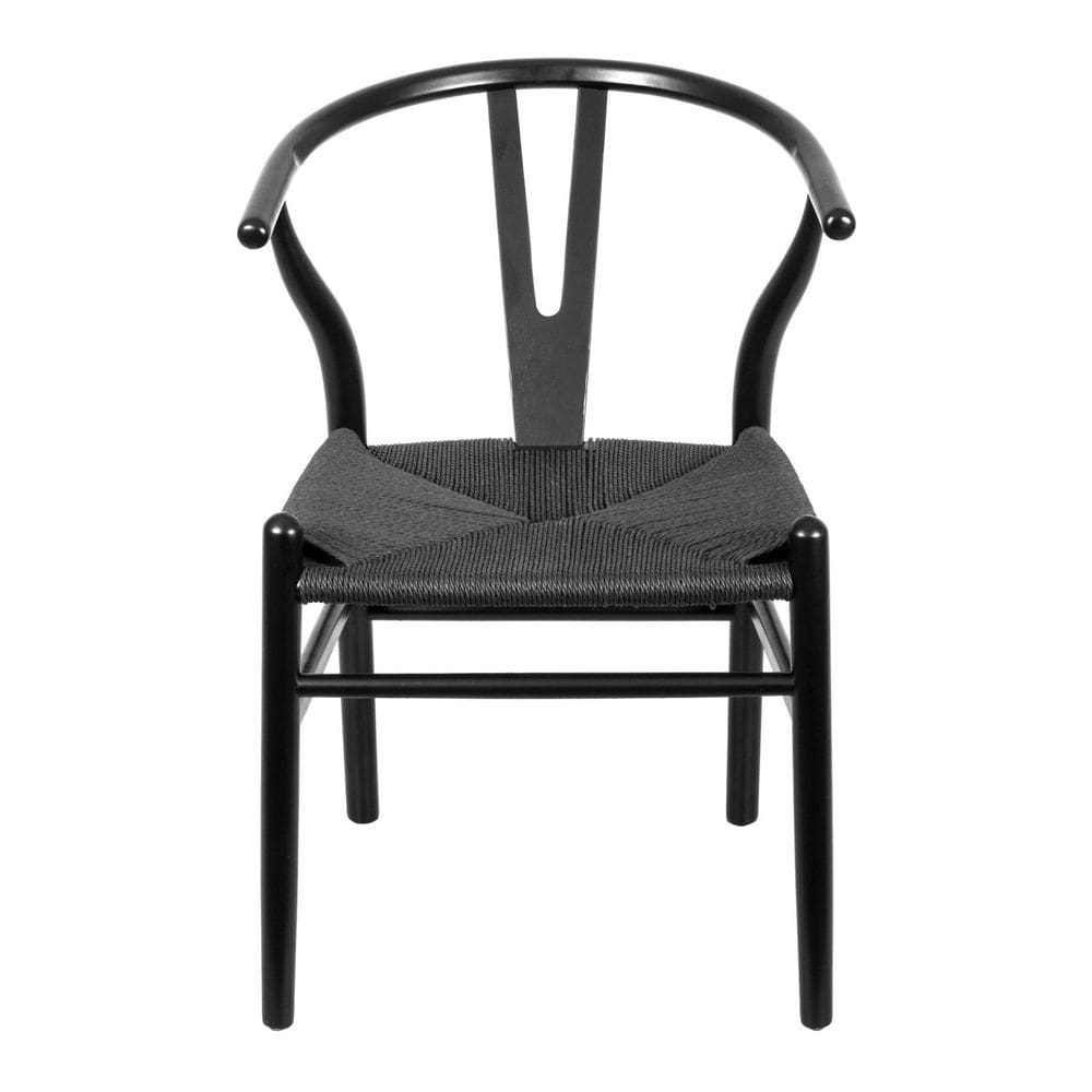 Cadeira para Sala de Jantar Wishbone Preta
