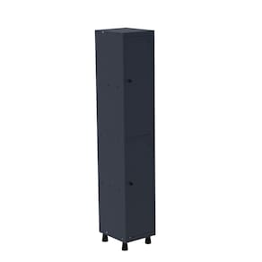 Armário Roupeiro em Aço Mt 1v 2 Portas - Pitão Azul/Delrey